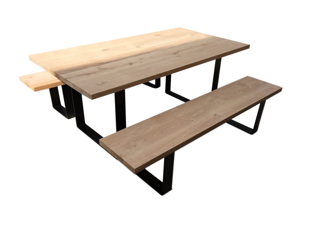 Tables pour hôtels - Table exotique plateau en bois iroco (option personnalisée) - LIVING MEDITERANEO