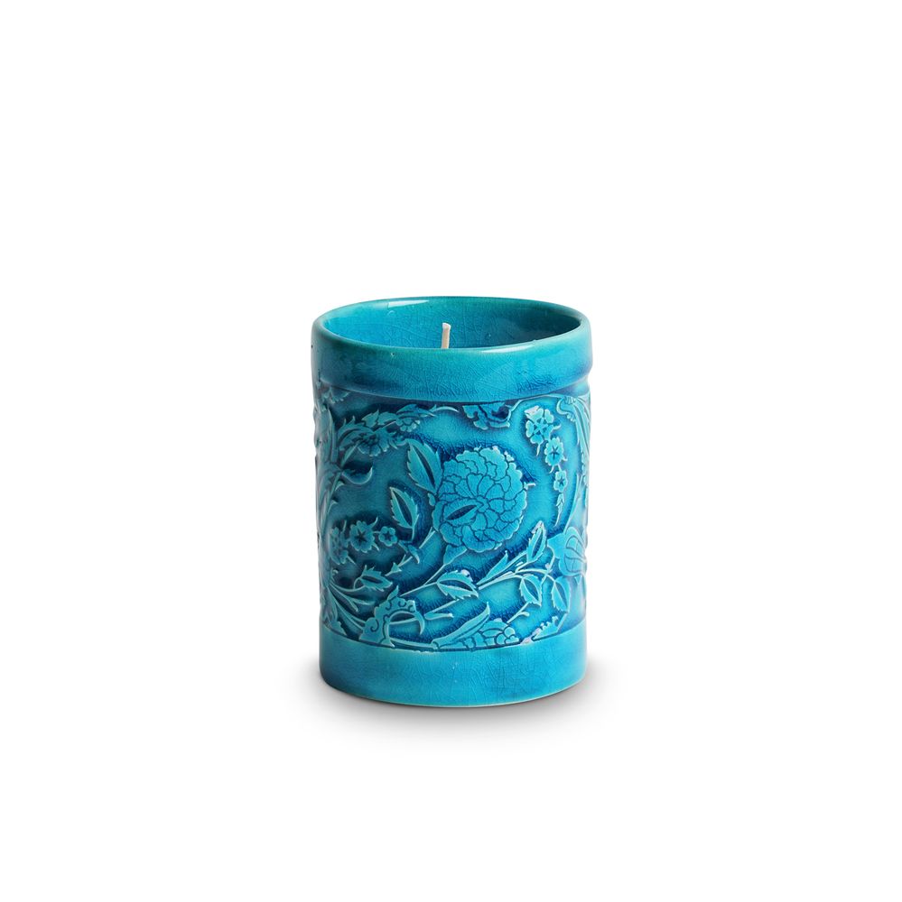 Bougies - LEVNALEVN Bougeoir Turquoise - ESMA DEREBOY HANDMADE CERAMIC