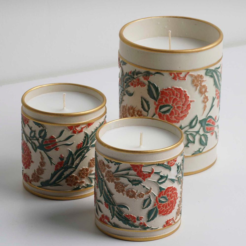 Candles - LEVNALEVN Bahar Candle Holder - ESMA DEREBOY HANDMADE CERAMIC