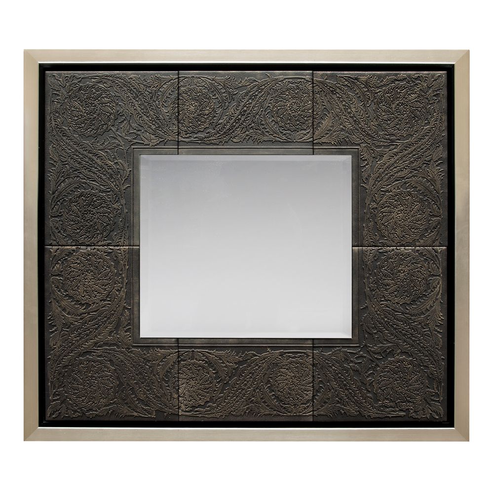 Other wall decoration - KARAHISARI Bronze Mirror - ESMA DEREBOY HANDMADE CERAMIC
