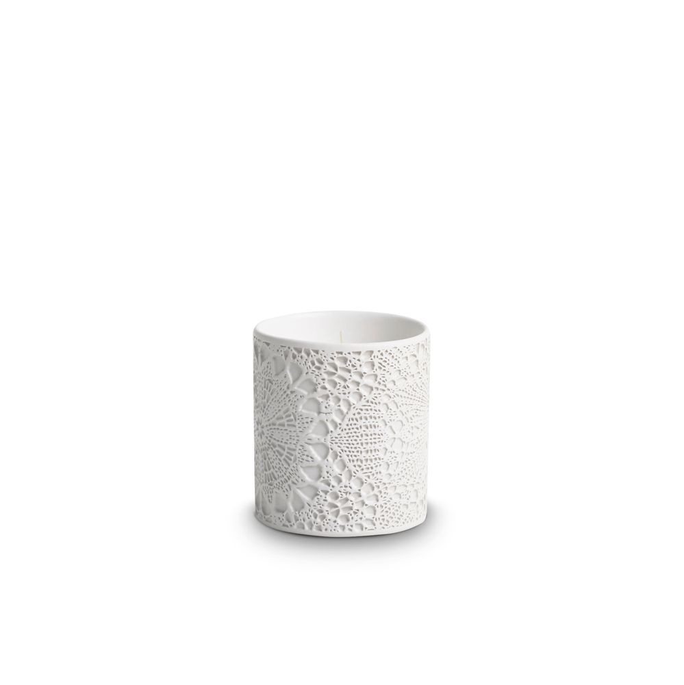 Candles - SAF Lace Patterned Candle Holder - ESMA DEREBOY HANDMADE CERAMIC