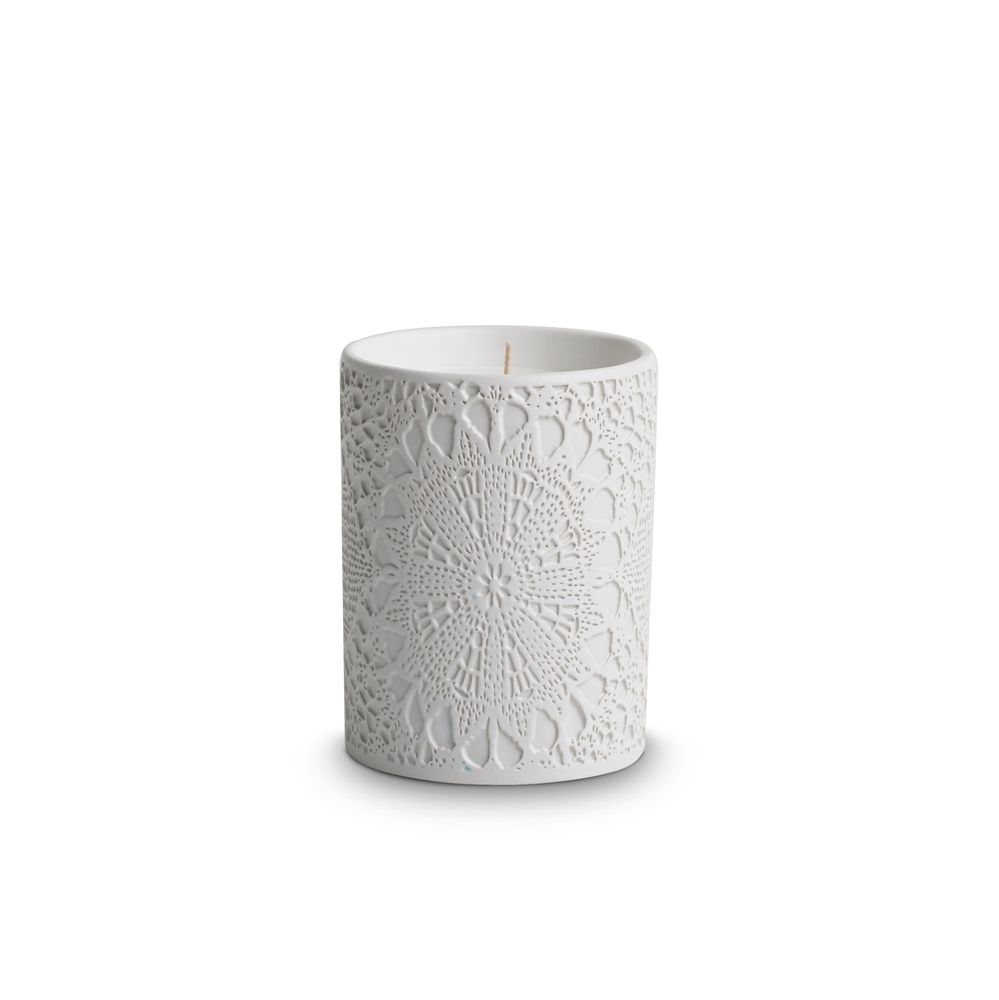 Candles - SAF Lace Patterned Candle Holder - ESMA DEREBOY HANDMADE CERAMIC