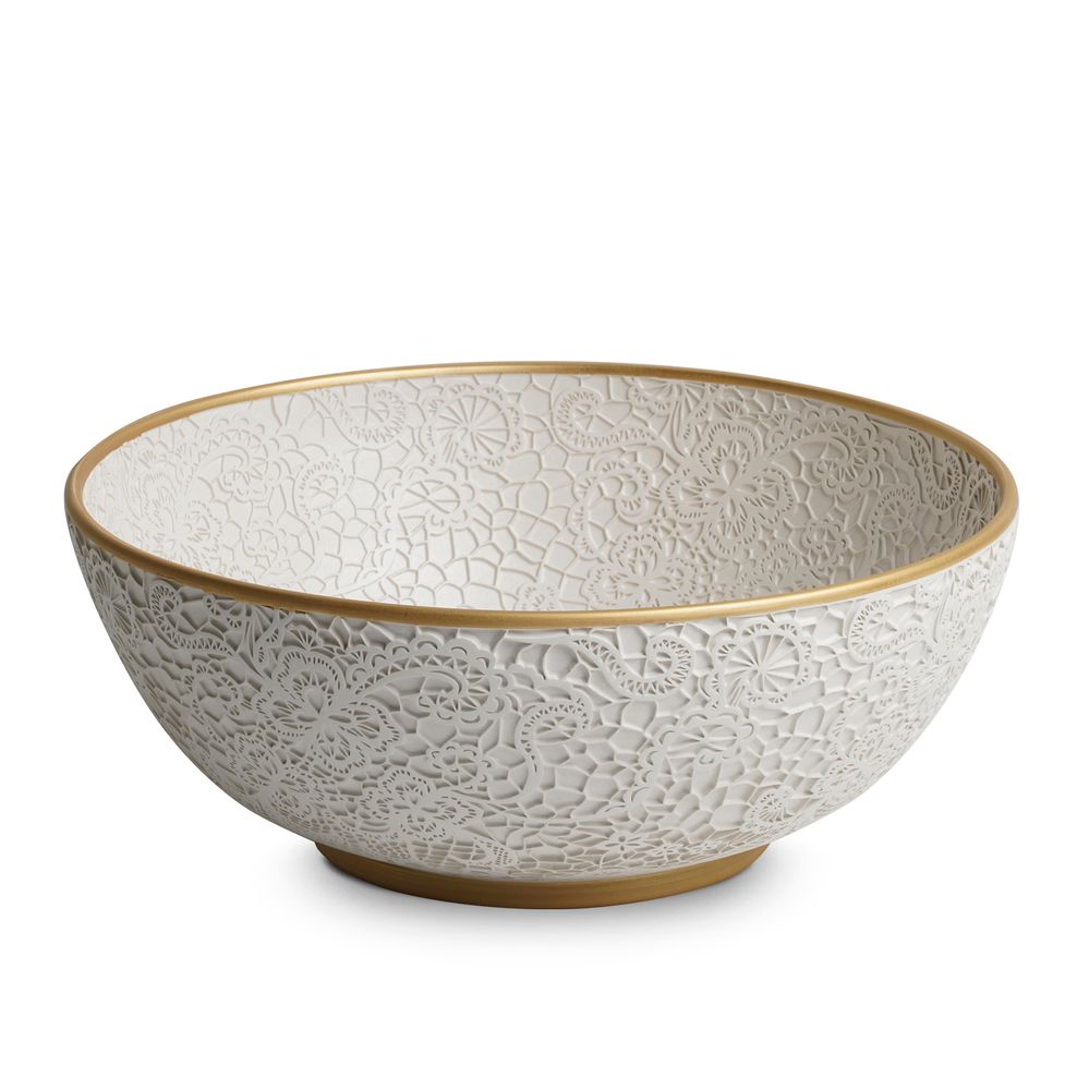 Ceramic - SNOHA Lace Patterned Ceramic Bowl - ESMA DEREBOY HANDMADE CERAMIC