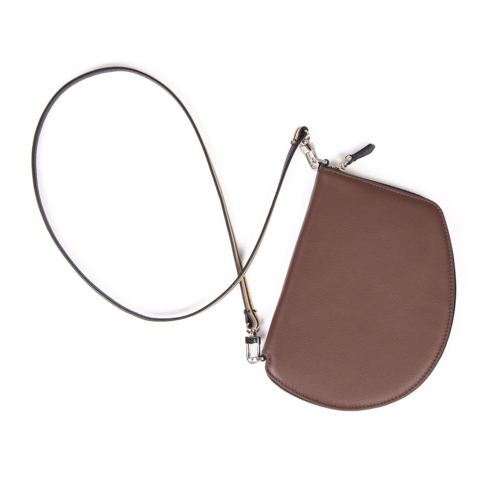Pochettes - Pocket Maxi Ebony - Portefeuille en cuir avec sangle amovible et doublure protection RFID - MLS-MARIELAURENCESTEVIGNY