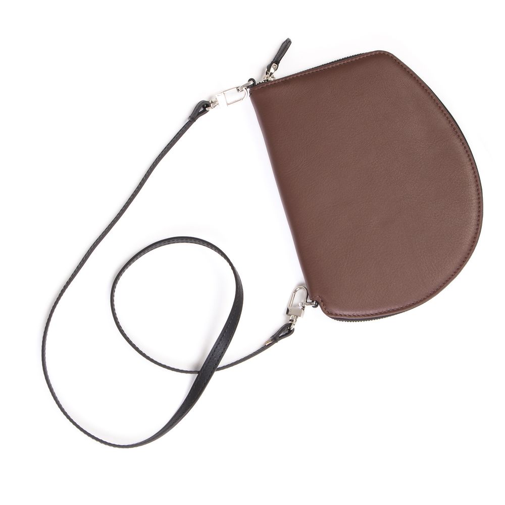 Pochettes - Pocket Maxi Ebony - Portefeuille en cuir avec sangle amovible et doublure protection RFID - MLS-MARIELAURENCESTEVIGNY