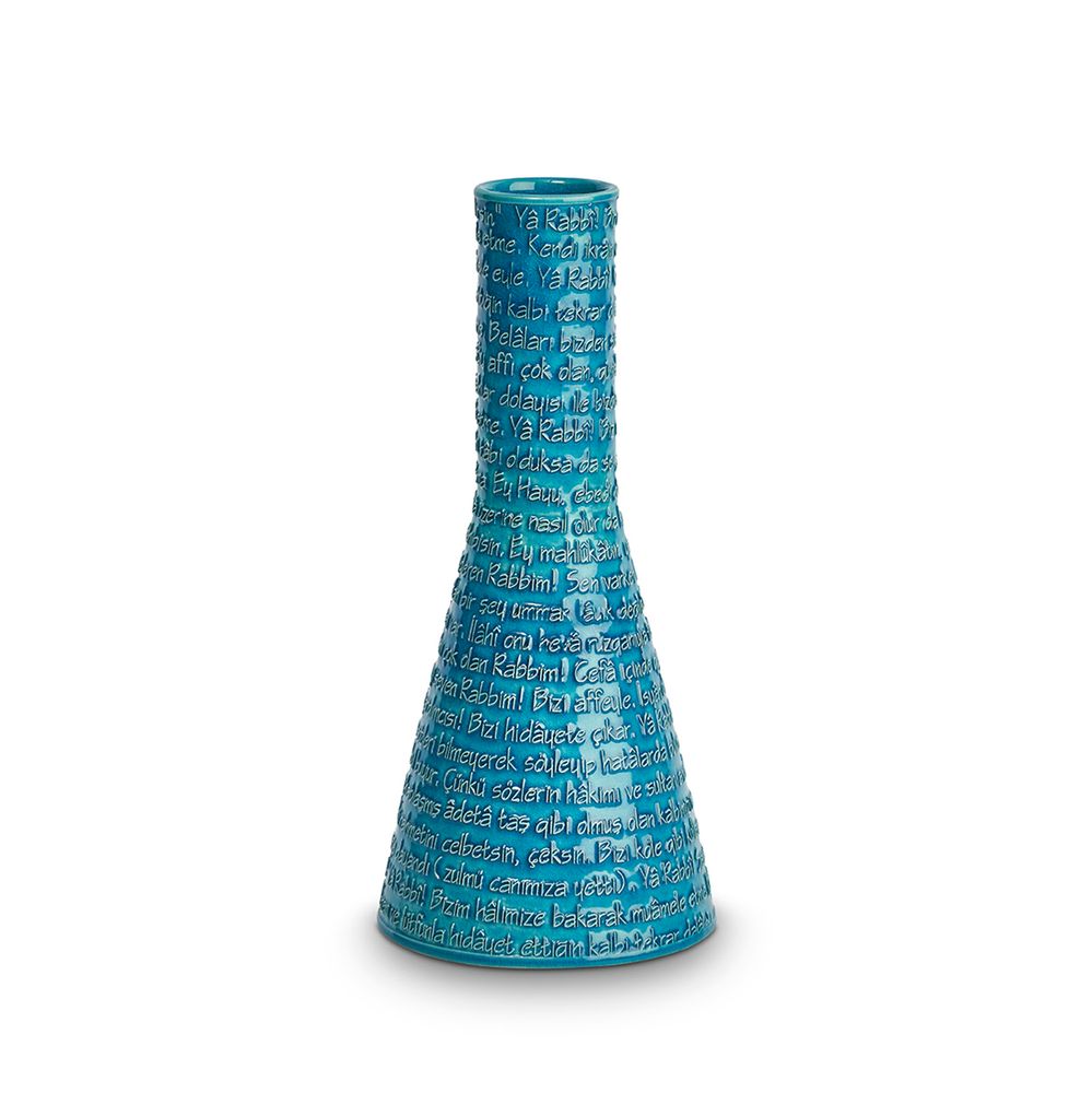 Vases - Mevlana Turquoise Bol et Vase - ESMA DEREBOY HANDMADE CERAMIC