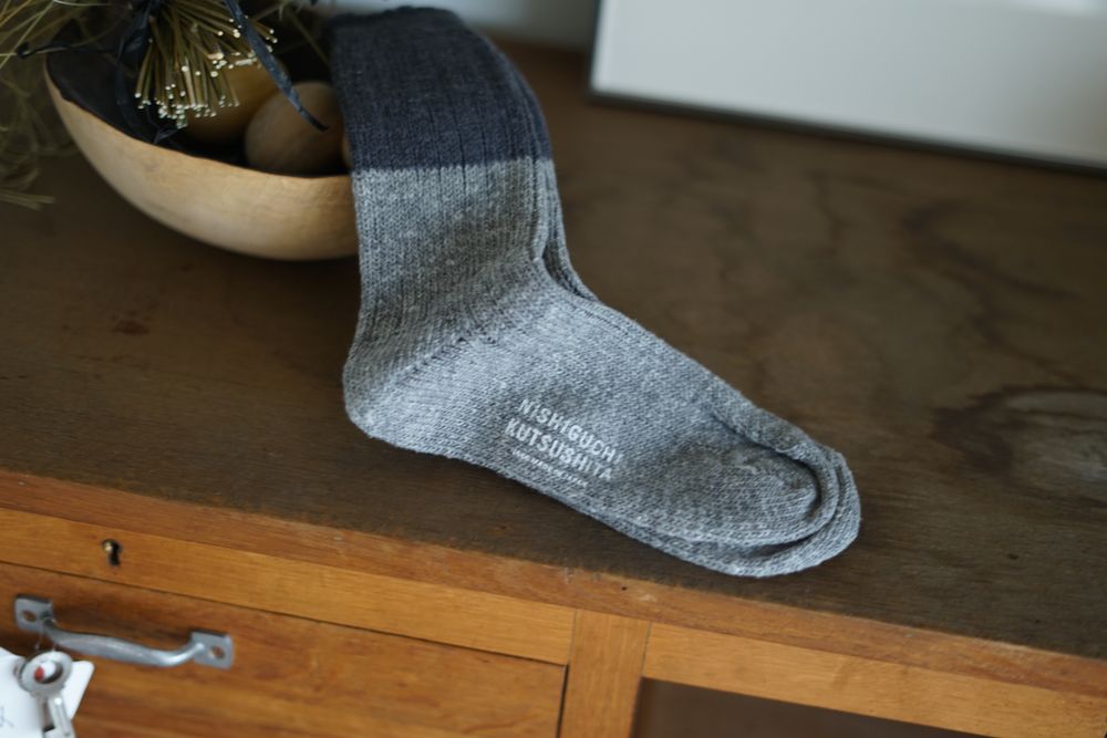 Chaussettes - CHAUSSETTES EN LAINE ET COTON - NISHIGUCHI KUTSUSHITA