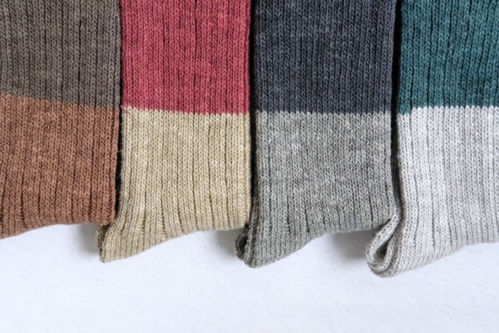 Chaussettes - CHAUSSETTES EN LAINE ET COTON - NISHIGUCHI KUTSUSHITA