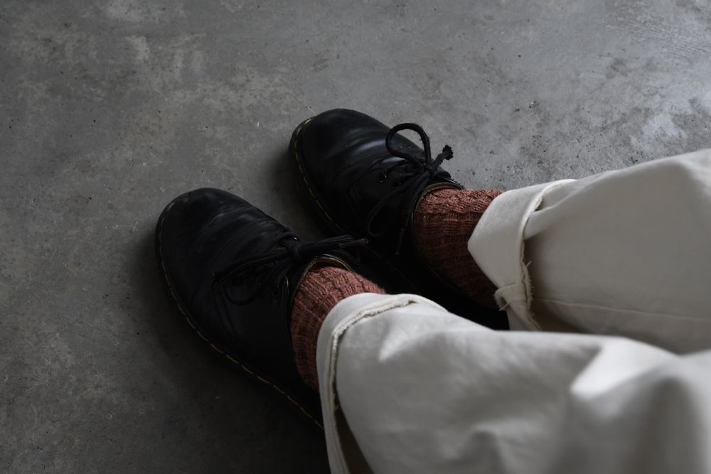 Chaussettes - CHAUSSETTES EN LAINE ET COTON - NISHIGUCHI KUTSUSHITA
