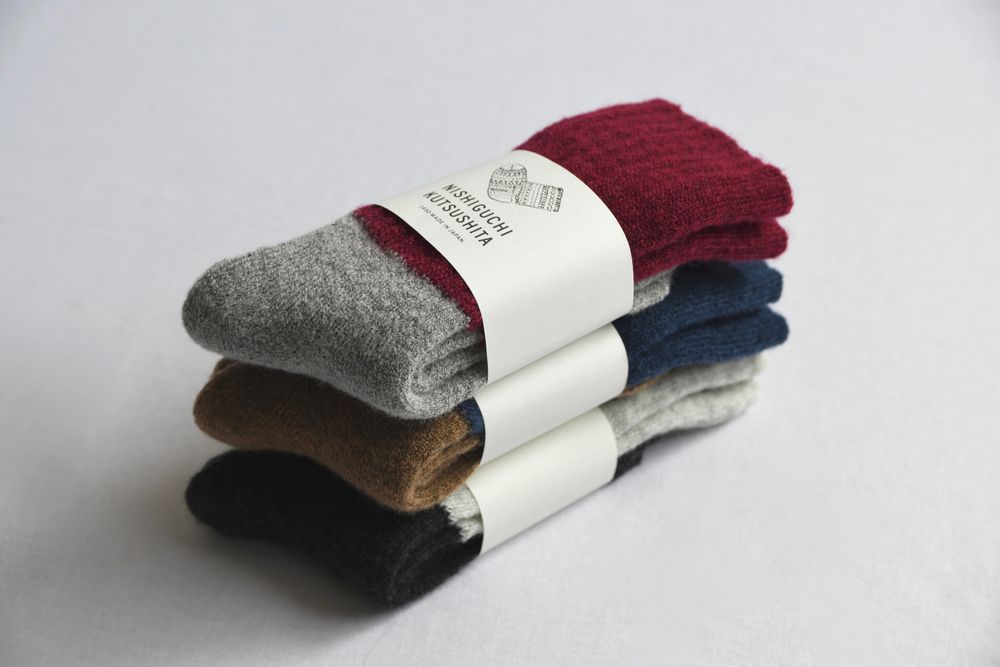 Socks - Mohair Wool Pile Socks - NISHIGUCHI KUTSUSHITA