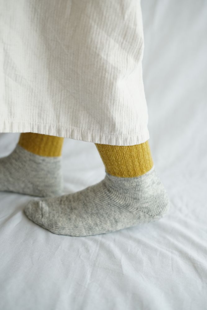 Socks - Mohair Wool Pile Socks - NISHIGUCHI KUTSUSHITA