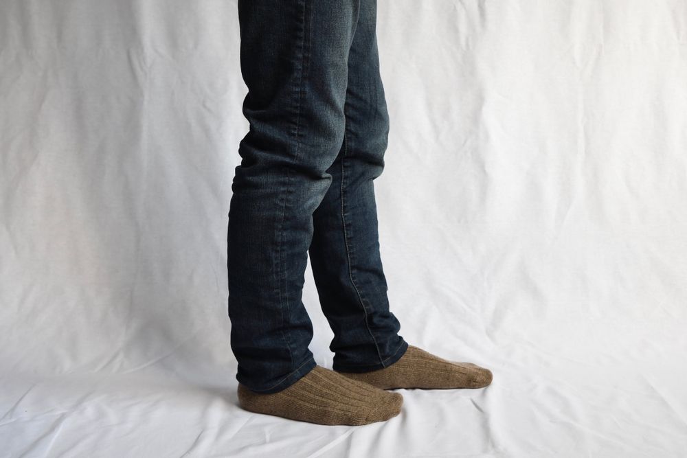 Socks - CASHMERE RIBBED SOCKS - NISHIGUCHI KUTSUSHITA