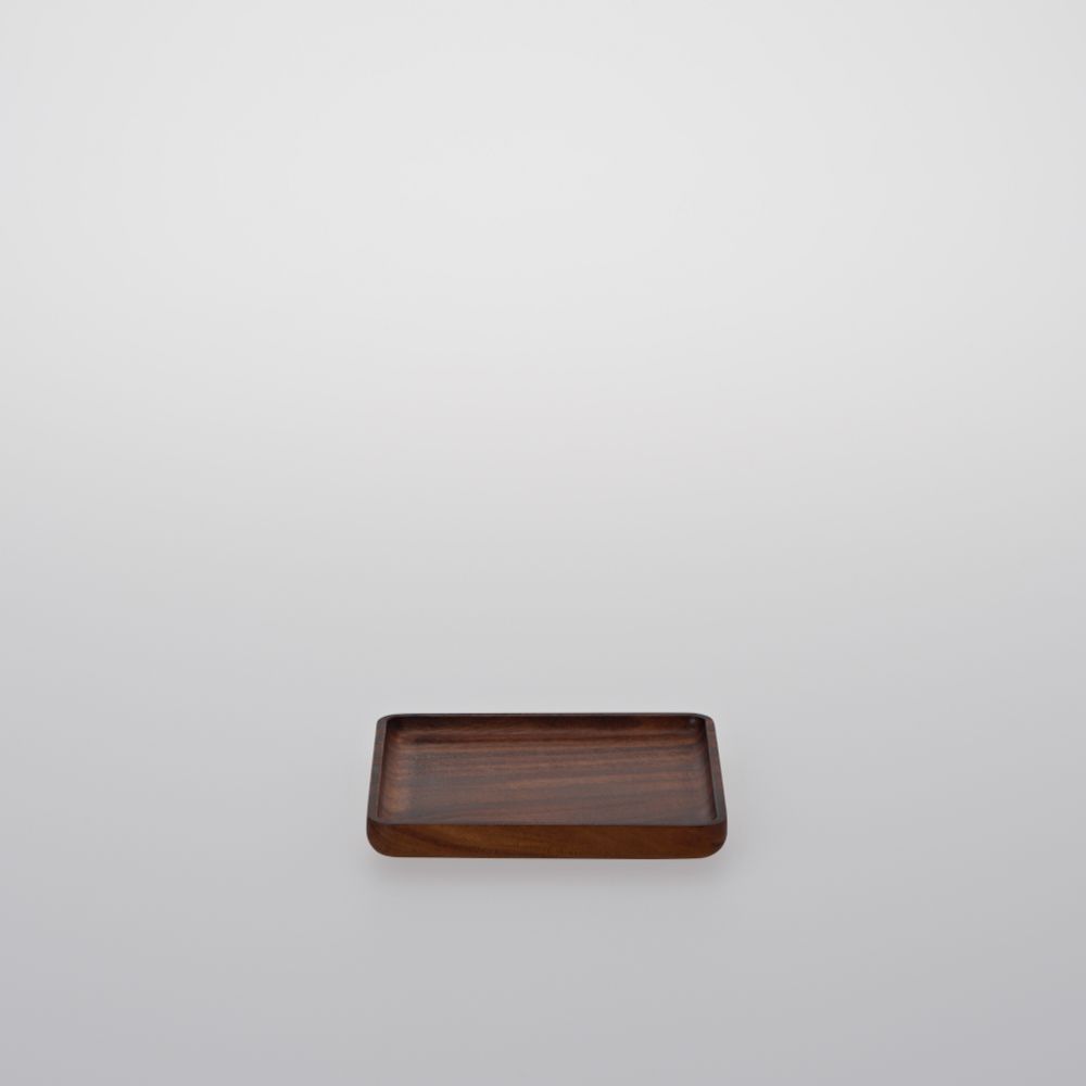 Objets design - Dessous de verre carré en acacia de Taiwan 100 mm - TG