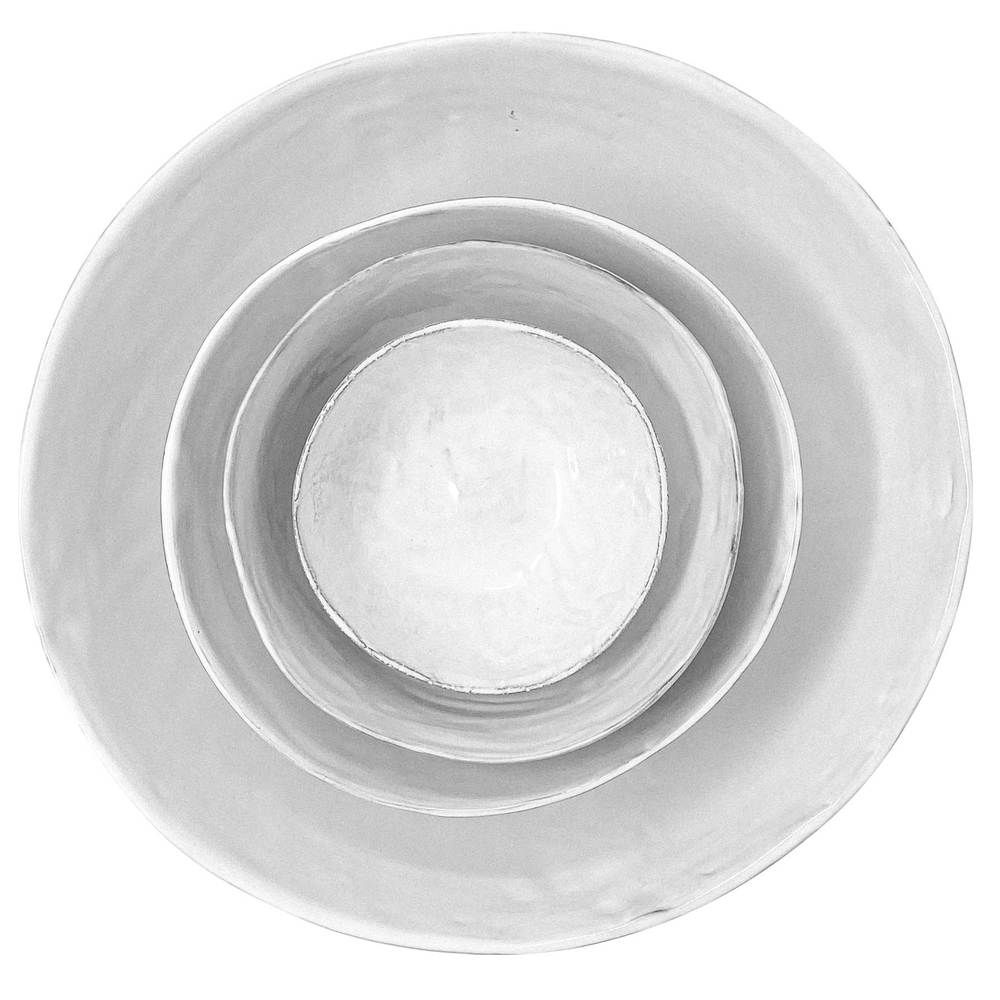 Ceramic - Bowls on white ceramic legs. - CARRON PARIS