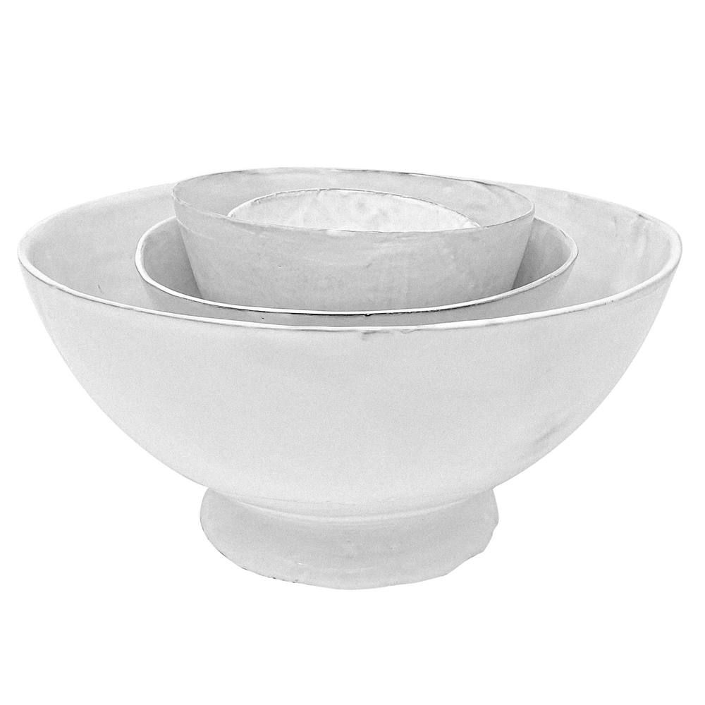 Ceramic - Bowls on white ceramic legs. - CARRON PARIS