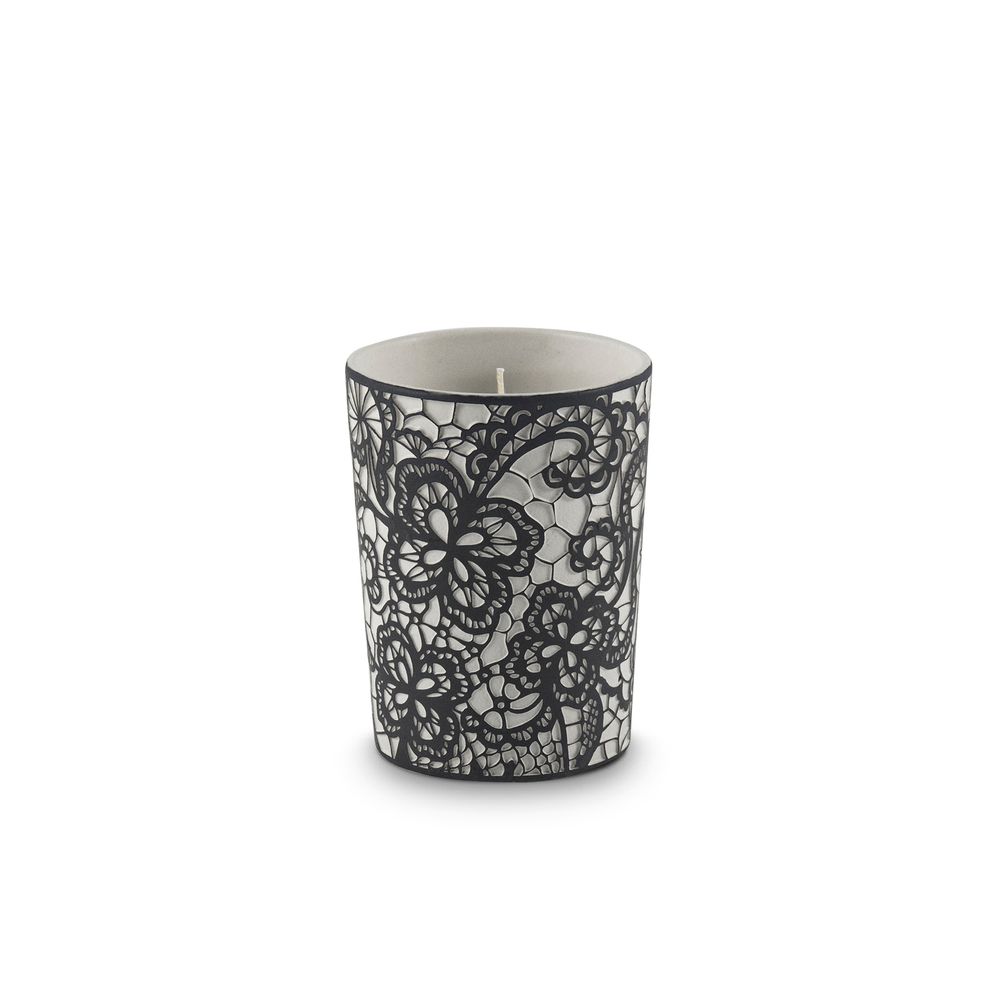Decorative objects - YAS Lace Patterned Candle Holder - ESMA DEREBOY HANDMADE CERAMIC