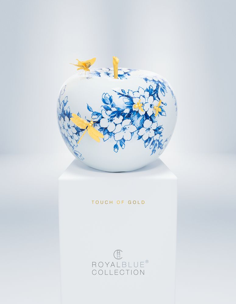Design objects - TOUCH OF GOLD II Limited Edition decorative item - ROYAL BLUE COLLECTION®