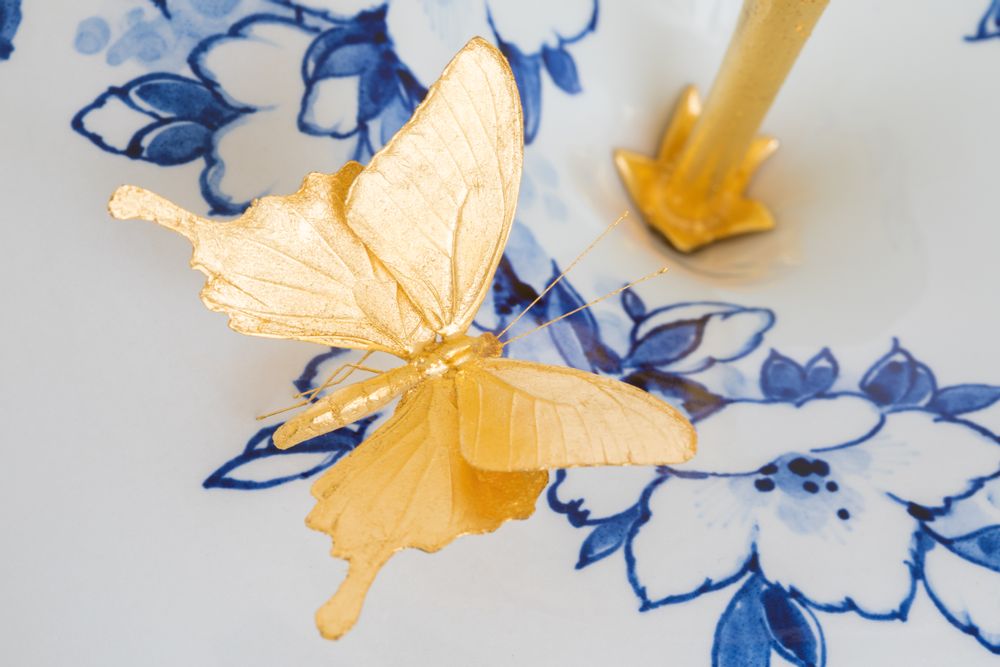Design objects - TOUCH OF GOLD II Limited Edition decorative item - ROYAL BLUE COLLECTION®