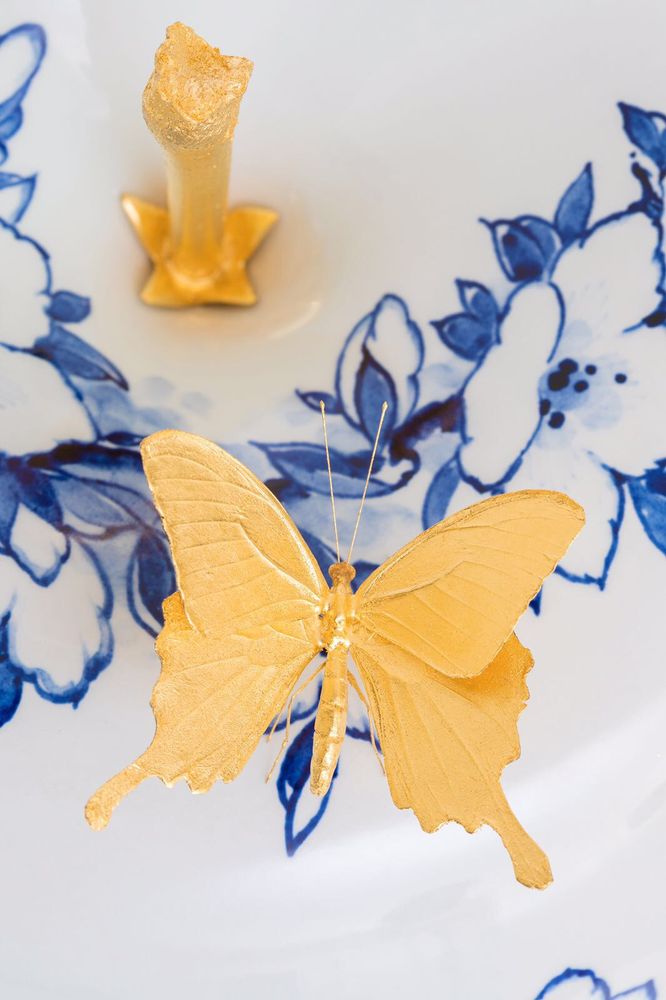 Design objects - TOUCH OF GOLD II Limited Edition decorative item - ROYAL BLUE COLLECTION®