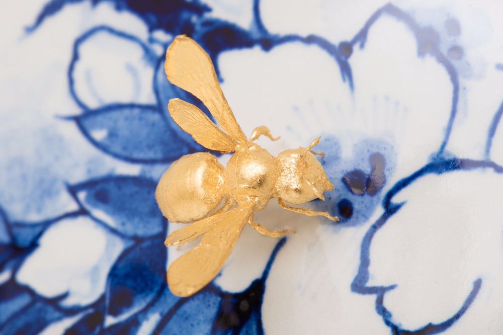 Design objects - TOUCH OF GOLD II Limited Edition decorative item - ROYAL BLUE COLLECTION®