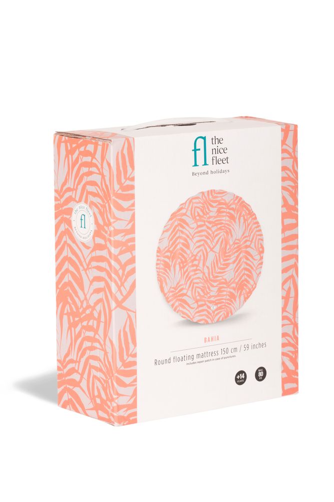 Decorative objects - Round mattress BAHIA coral - THE NICE FLEET