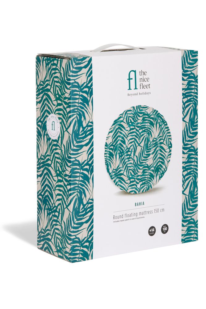 Decorative objects - Round mattress BAHIA green - THE NICE FLEET