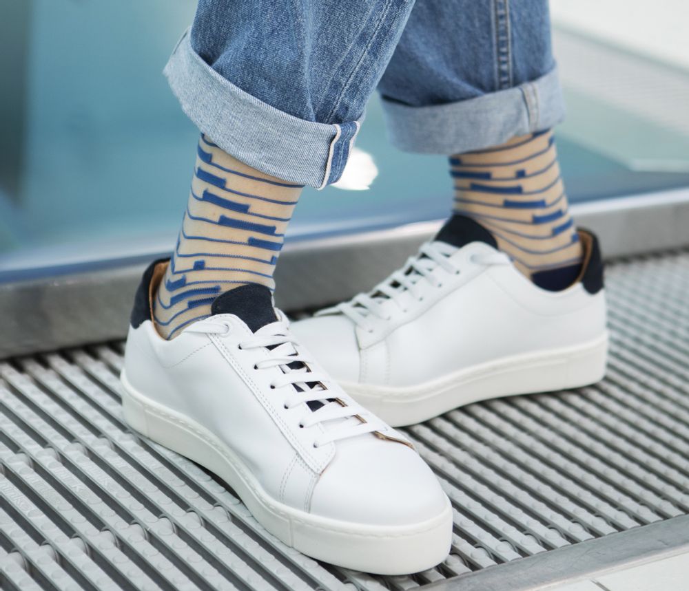 Socks - Shinjuku Blue Sock - ATELIER ST EUSTACHE