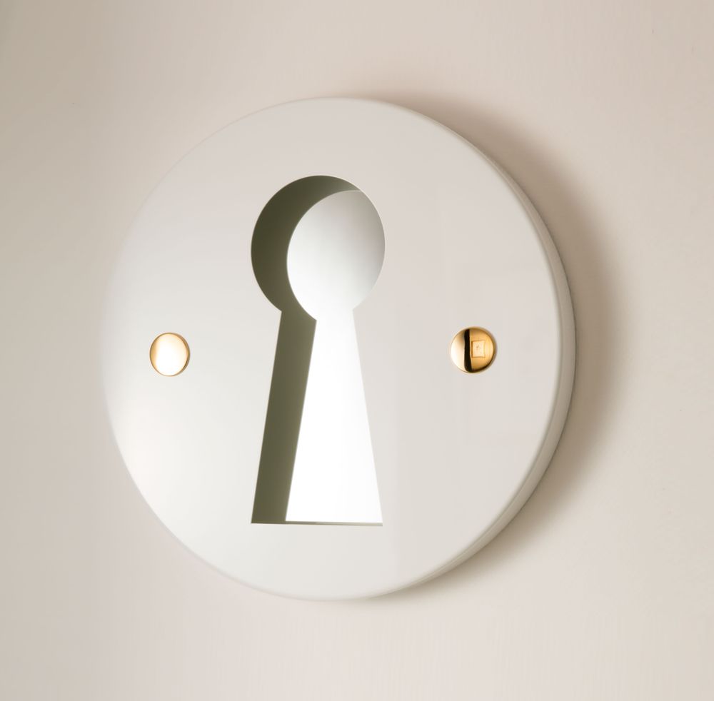 Miroirs - "L'INDISCRET" - Miroir mural - MADE IN WAW ! BY CAROLINE SCHILLING