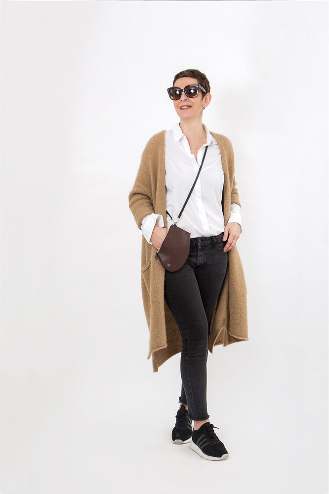 Cadeaux - Pochette Zip Medium Tan - MLS-MARIELAURENCESTEVIGNY