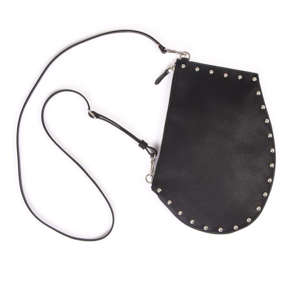 Bags and totes - Zip Maxi Studs - Leather bag with inlaid studs and adjustable shoulder strap - MLS-MARIELAURENCESTEVIGNY