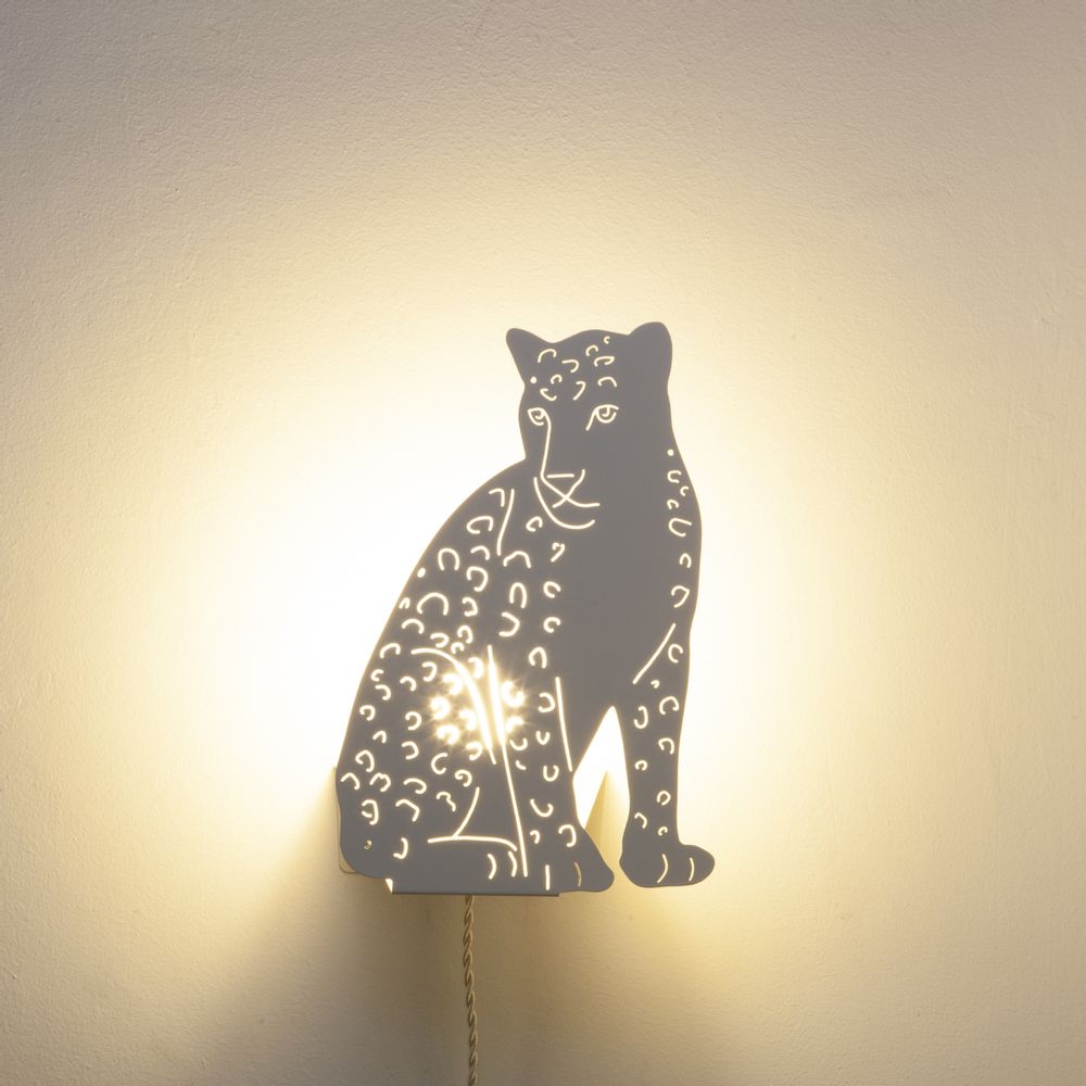 Other wall decoration - THE LEOPARD LAMP - IVORY - GOODNIGHT LIGHT