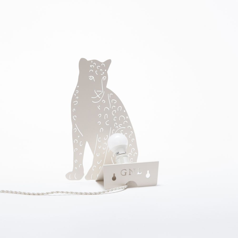Other wall decoration - THE LEOPARD LAMP - IVORY - GOODNIGHT LIGHT