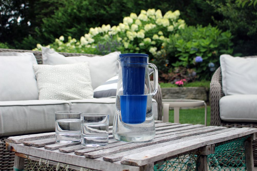 Carafes - Carafe filtrante pour l'eau, en Verre, 1.7 L, Bleue - LIFESTRAW®