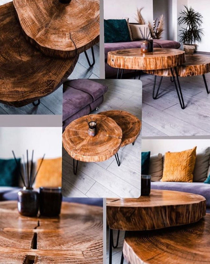 Decorative objects - Solid Wood Coffee Table, Fir - MASIV_WOOD