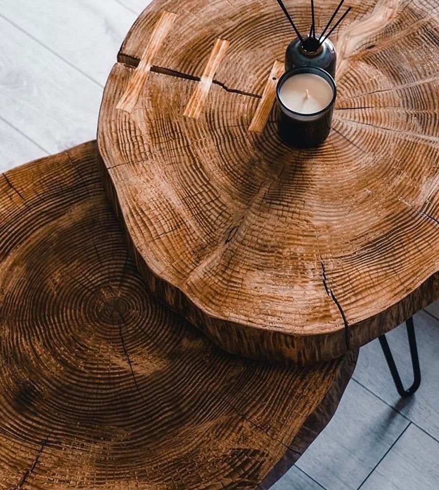 Decorative objects - Solid Wood Coffee Table, Fir - MASIV_WOOD