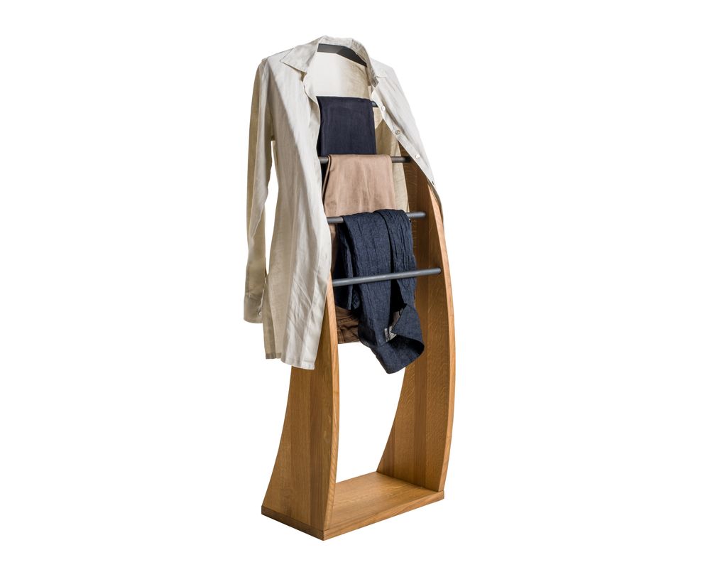 Wardrobe - Solid oak wood Clothes Valet - Plutoo - 3S DESIGN