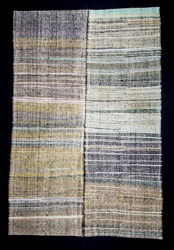Contemporary carpets - HANDMADE GREY CARPET - OLDNEWRUG