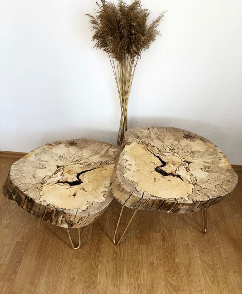 Decorative objects - Solid Wood Coffee Table, Beech - MASIV_WOOD