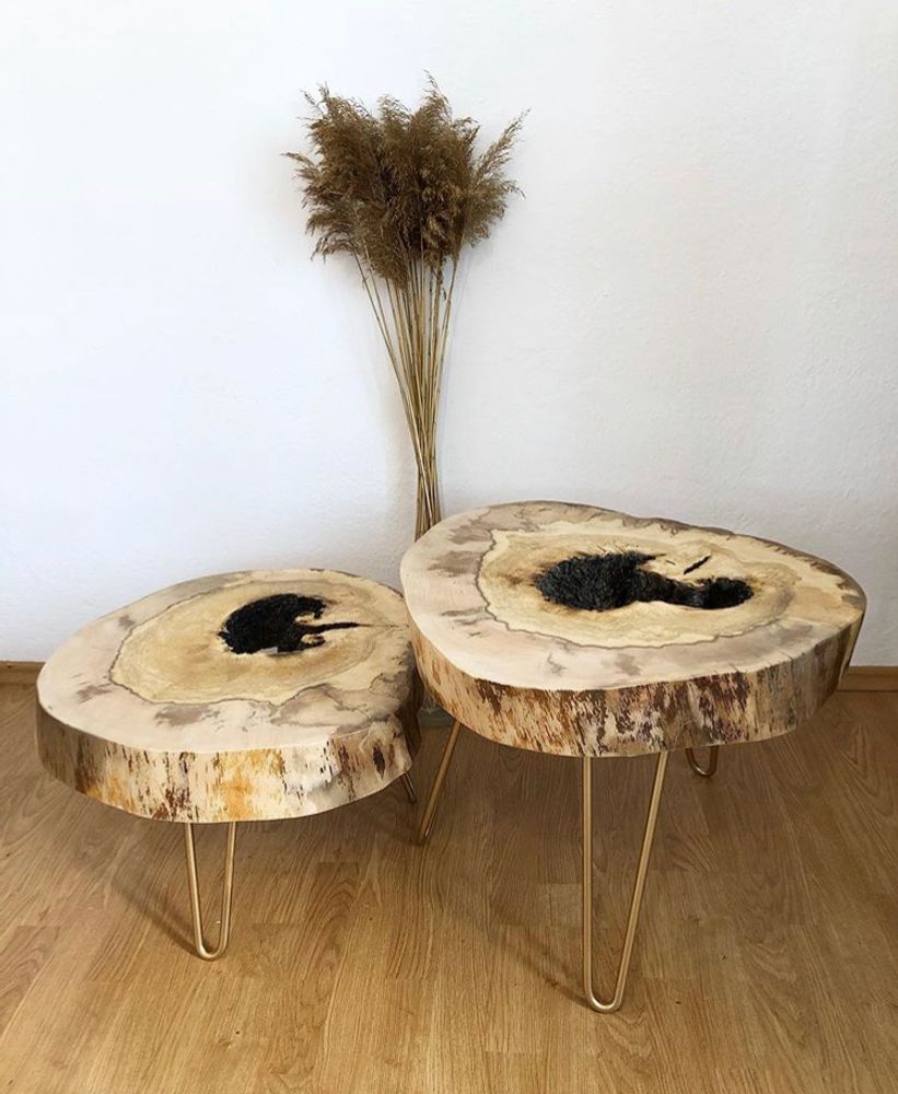 Decorative objects - Solid Wood Coffee Table, Beech - MASIV_WOOD