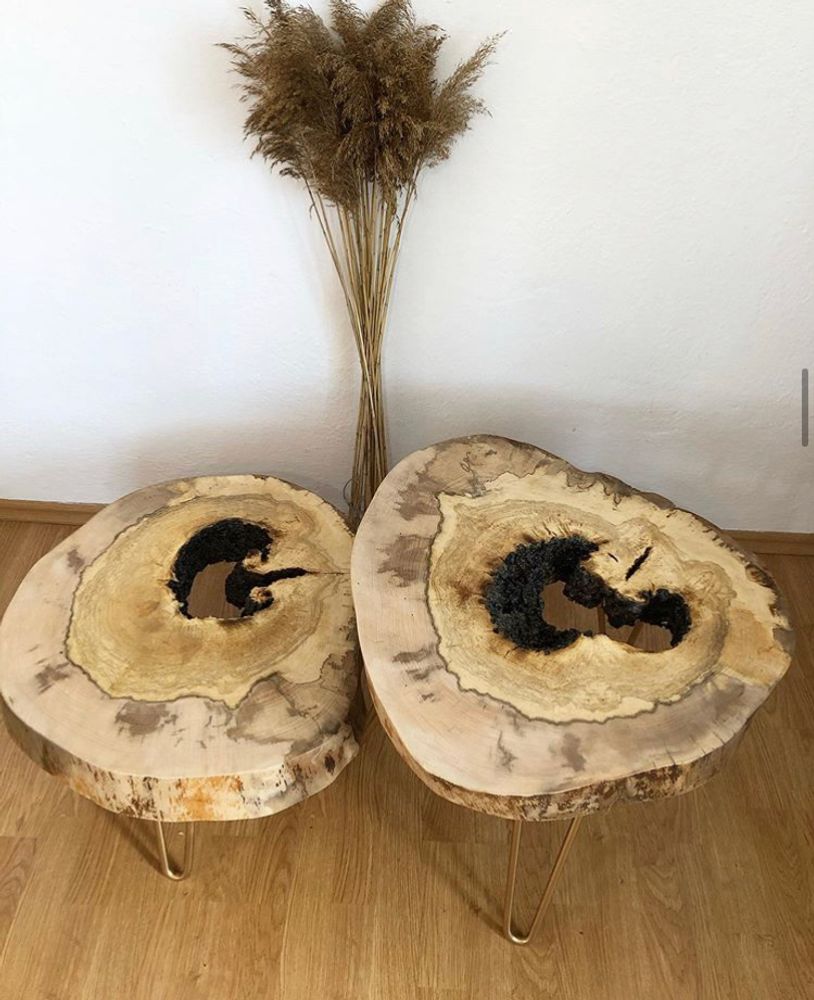 Decorative objects - Solid Wood Coffee Table, Beech - MASIV_WOOD