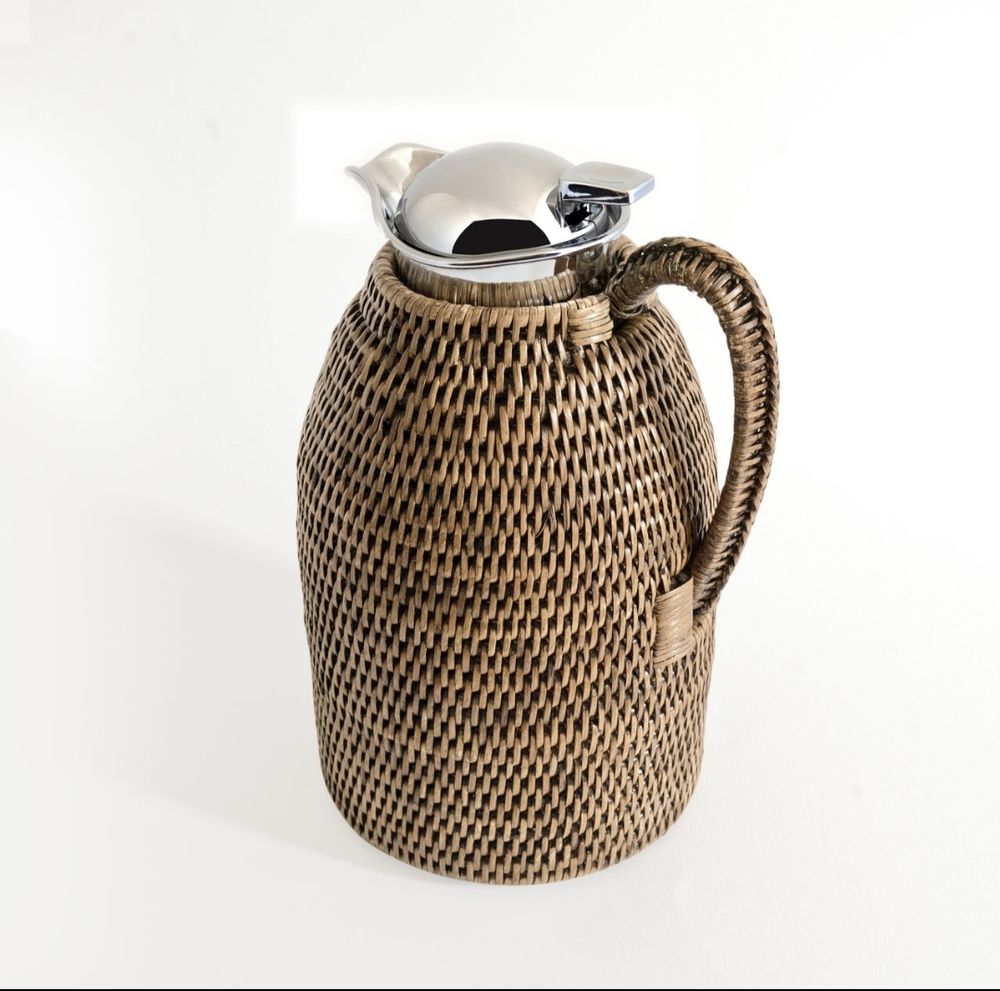 Céramique - Carafe en rotin. - ISHELA EUROPA LDA