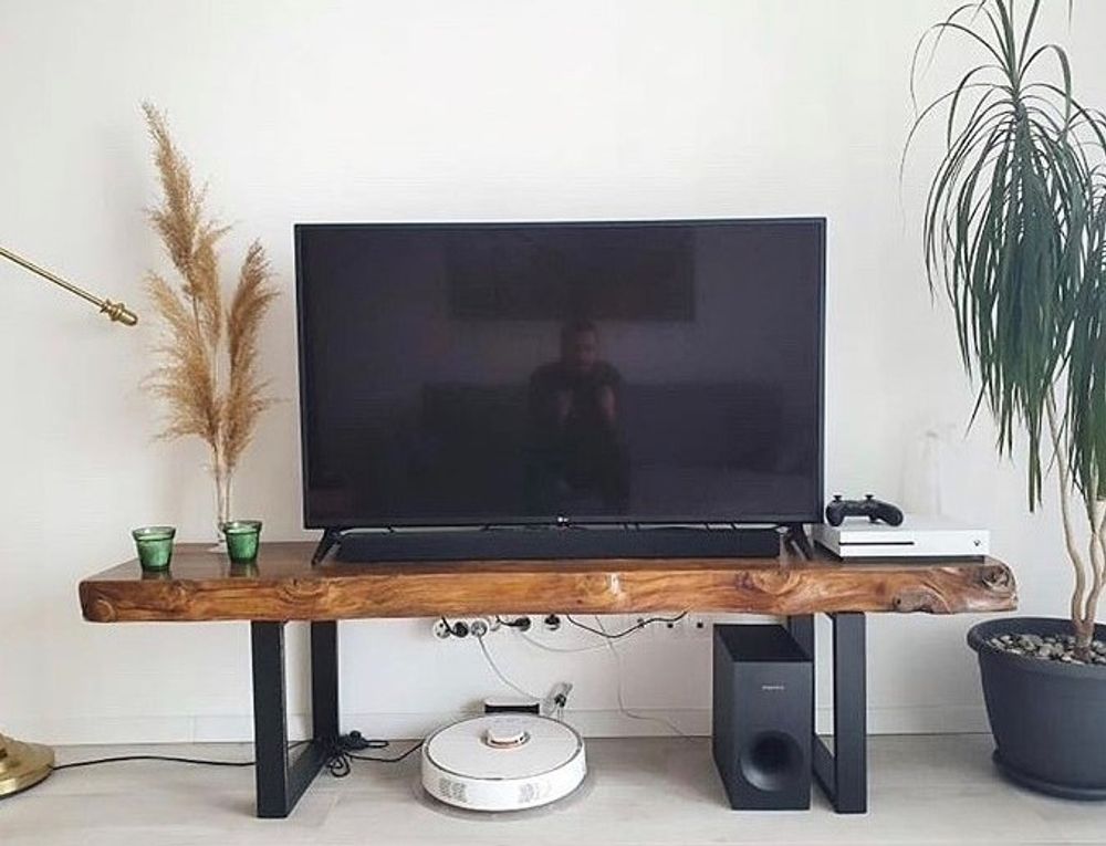 Hotel bedrooms - Solid Wood TV Stand, Fir - MASIV_WOOD