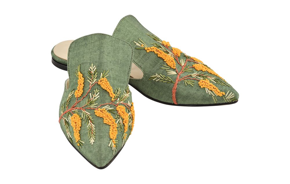 Homewear - Mimosian Blossom Slipper Shoes  - ANATOLIANCRAFT
