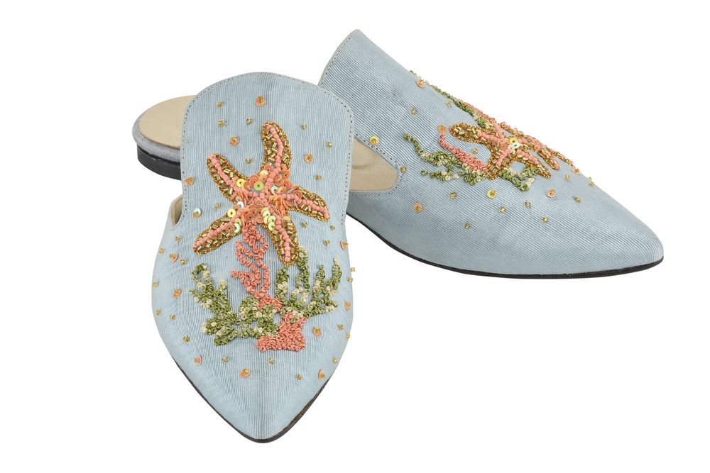 Shoes - Sea Star Slipper Shoes - ANATOLIANCRAFT
