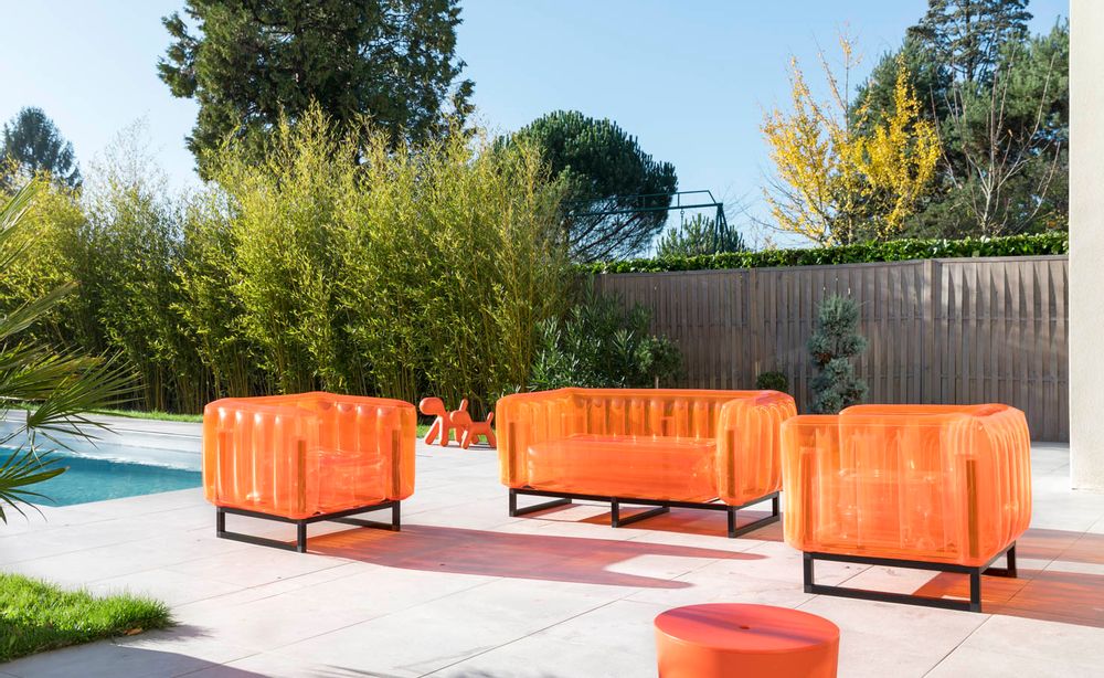 Sofas - YOMI| Design sofa - Orange - MW DESIGNER FURNITURE