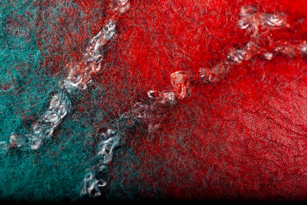 Other wall decoration - Aquamarine Textile wall art - OOLMOO