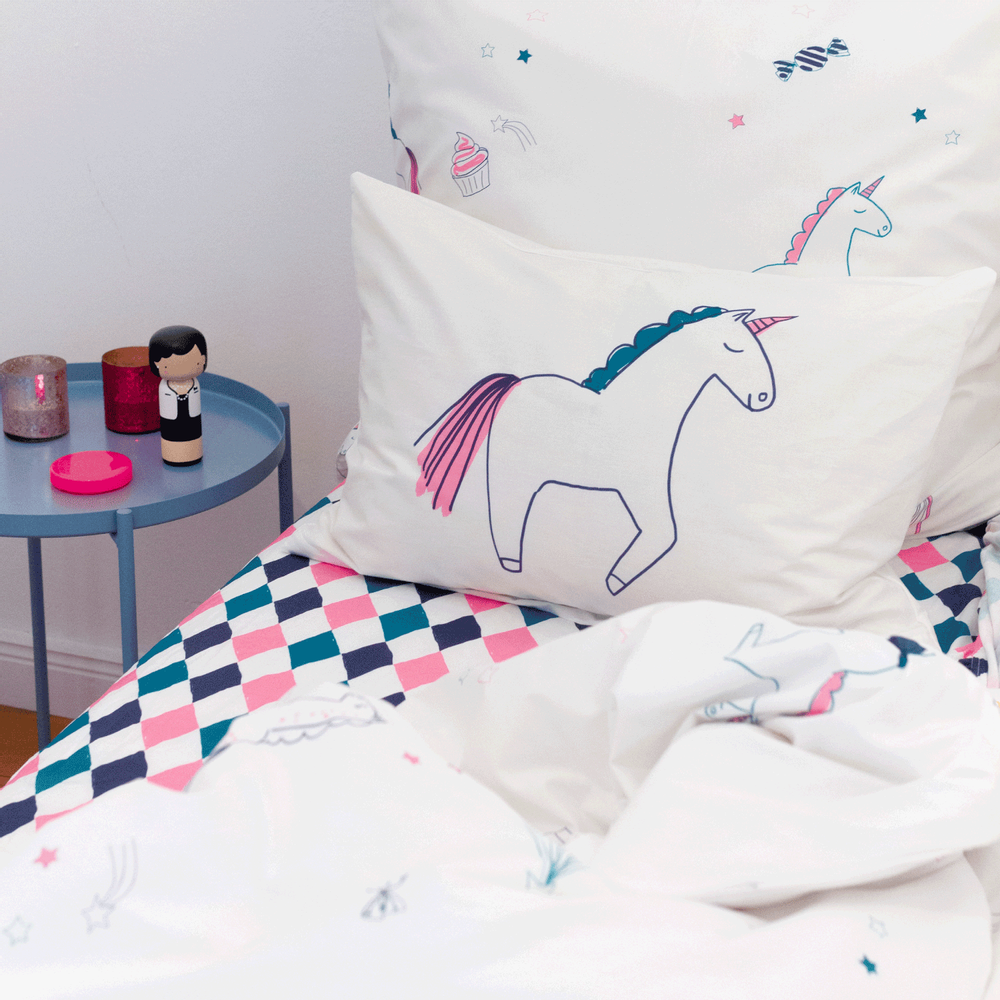 Linge de lit enfant - Linge de Lit "Unique Unicorn" - KATHA COVERS