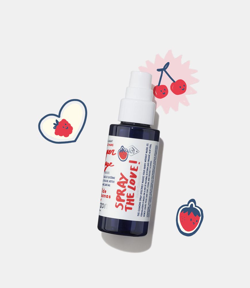 Cosmétiques - Spray lavant pour les mains - KERZON