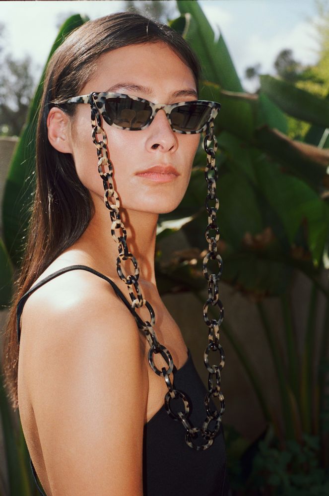 Lunettes - Chunky | écaille de tortue légère en bio-acétate | chaîne à lunettes - ORRIS LONDON