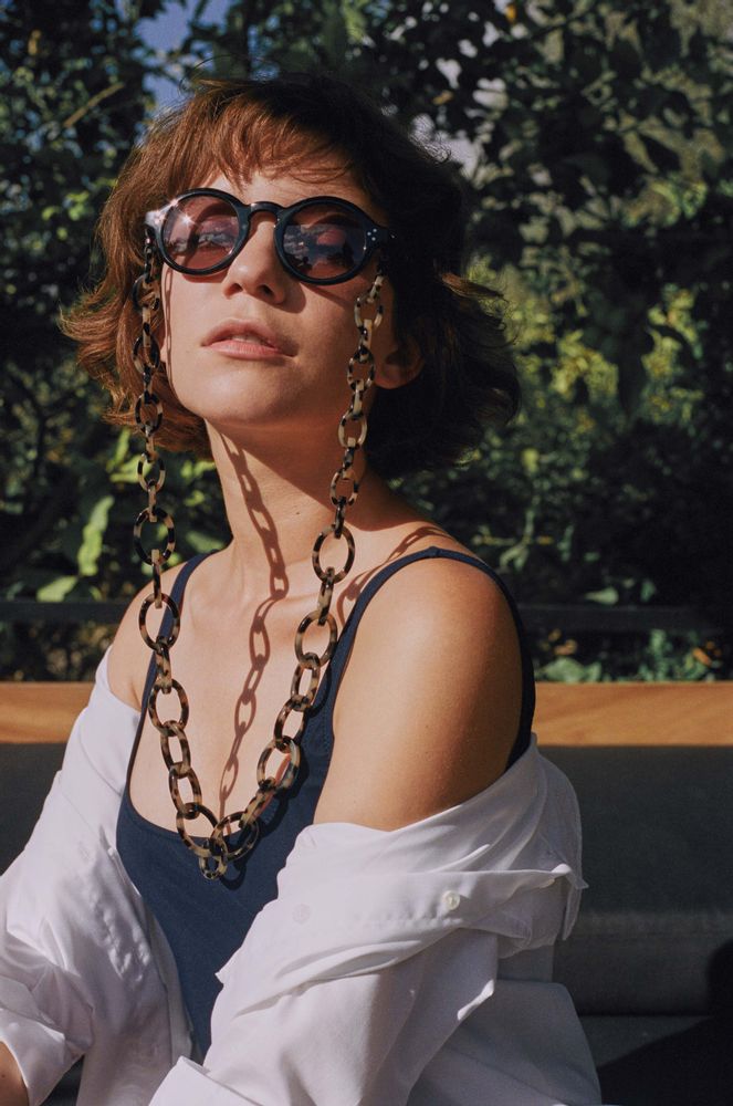 Lunettes - Chunky | écaille de tortue légère en bio-acétate | chaîne à lunettes - ORRIS LONDON